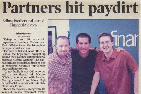 FinancialAid.com Newspaper Article