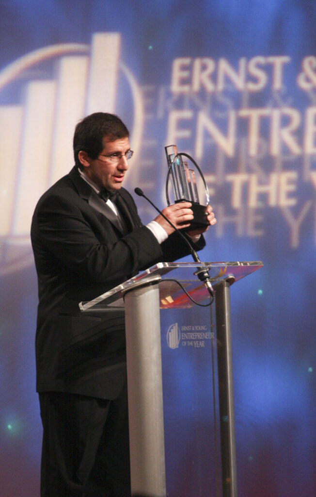 John Wins The Ernst & Young Entrepreneur of the Year Award