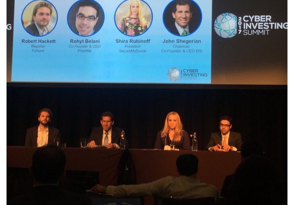 ERI’s John Shegerian Explains Digital Security Issues to Cyber Investing Summit Panel at New York Stock Exchange