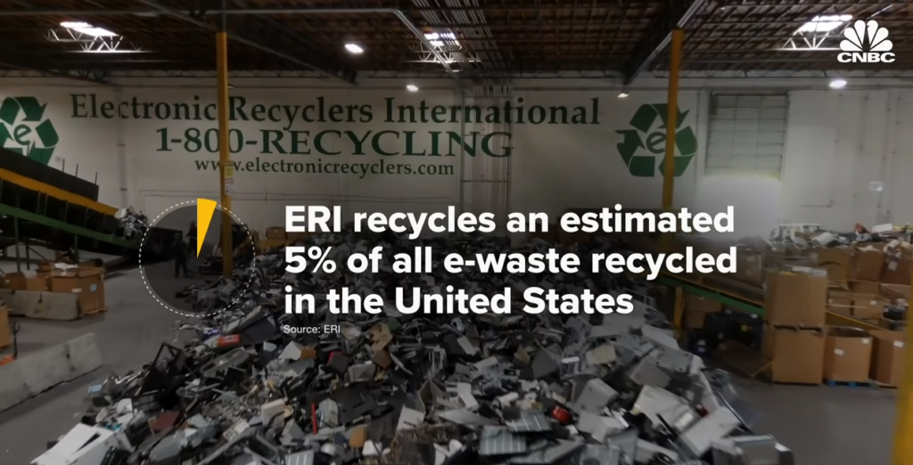 ERI Featured in CNBC Story on Conquering the Challenges of Electronic Waste