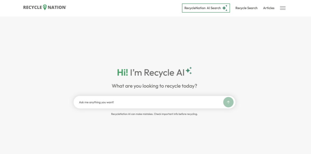 RecycleNation Featured in Associated Press for New “RecycleAI” Feature